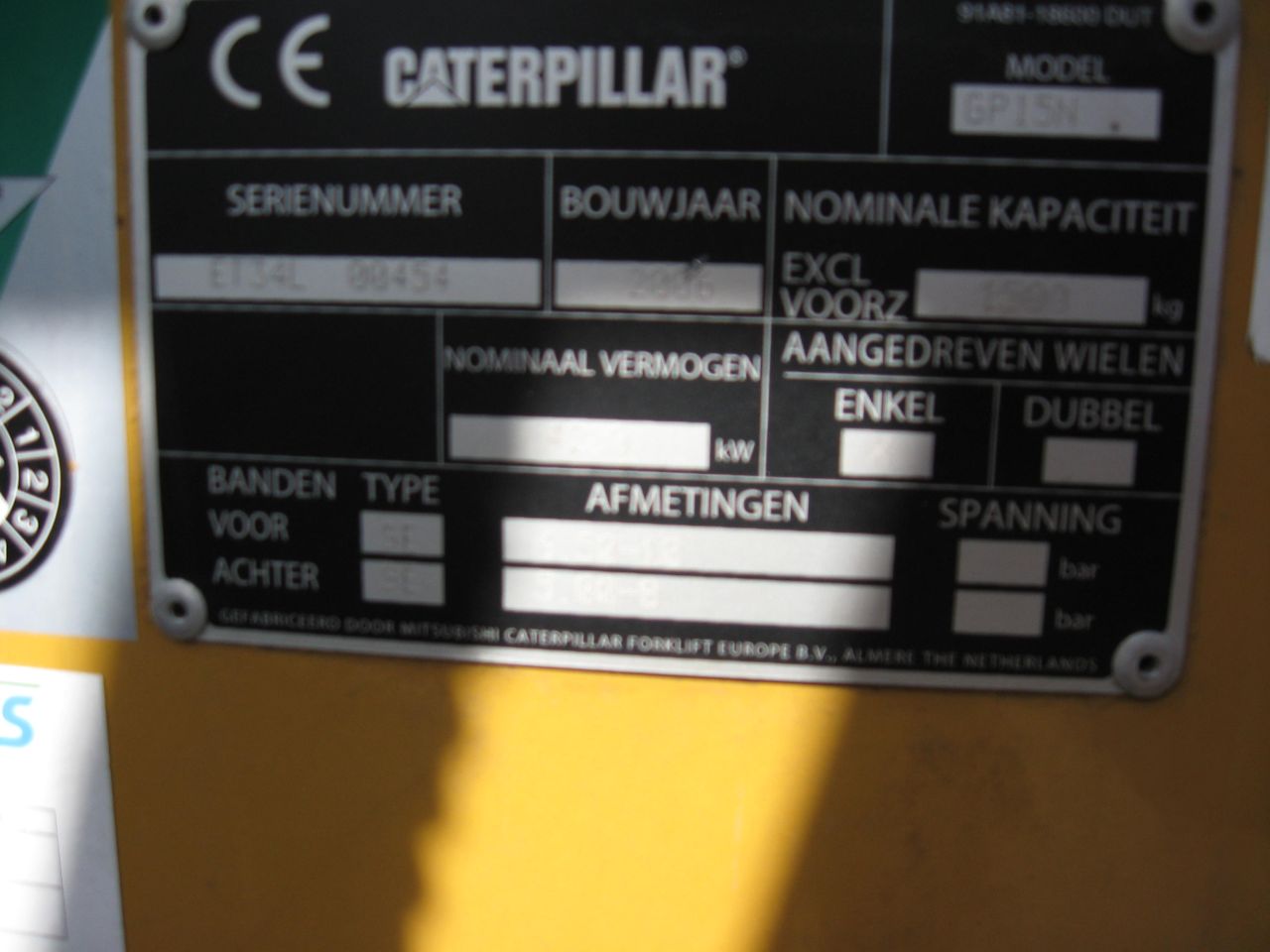 Heftruck Caterpillar