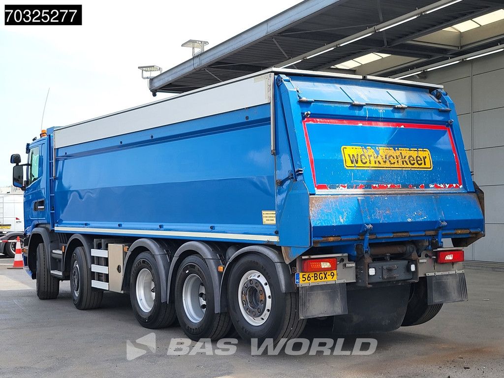 Scania G450 10X4 NL-Truck APK 24m3 HYVA Tipper Lift+Steering axle Retarder Euro 6