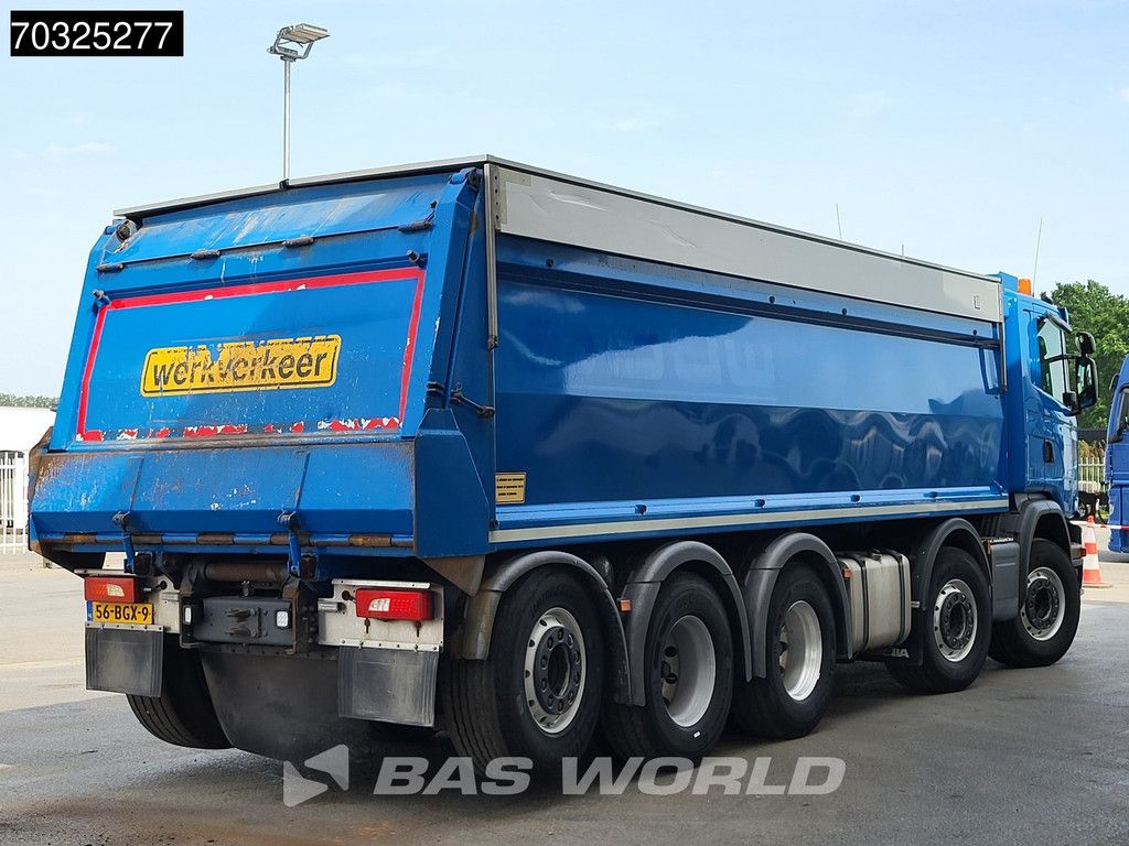 Scania G450 10X4 NL-Truck APK 24m3 HYVA Tipper Lift+Steering axle Retarder Euro 6