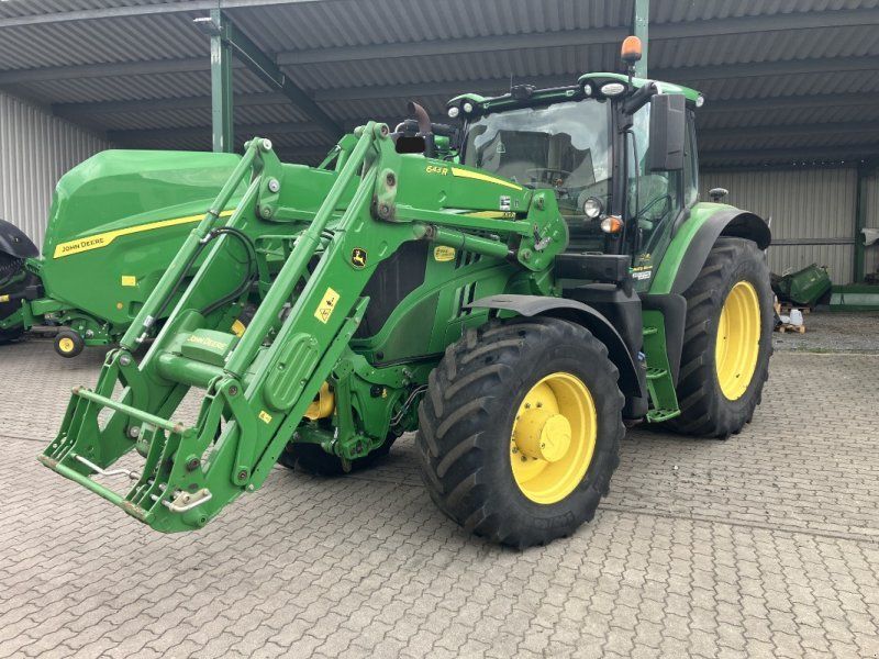 John Deere 6155R mit Frontlader/ FZW/ FKH