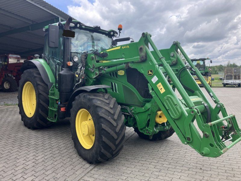 John Deere 6155R mit Frontlader/ FZW/ FKH
