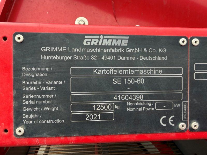 Grimme SE 150-60 UB