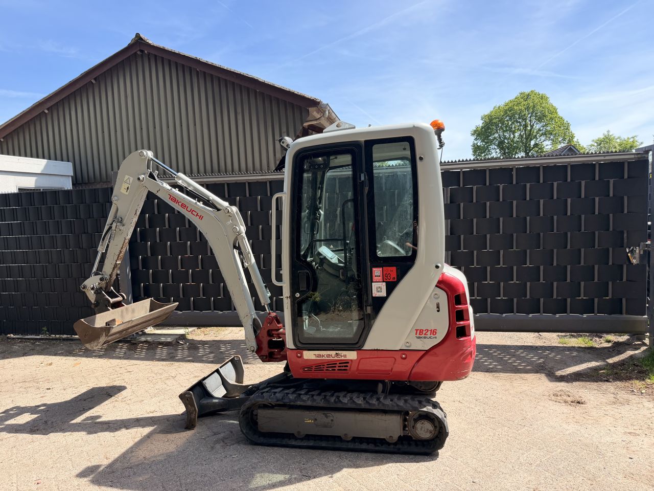 Takeuchi TB216 graafmachine kubota hitachi yanmar bobcat