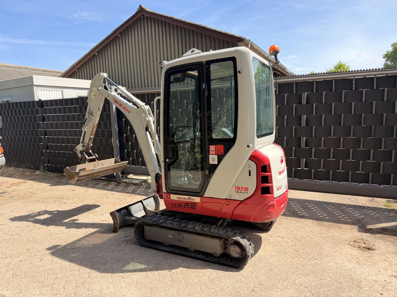 Takeuchi TB216 graafmachine kubota hitachi yanmar bobcat