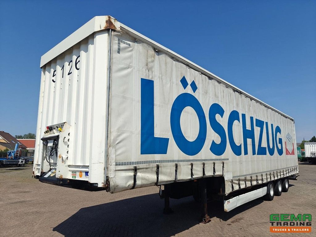 Krone SD Sliding curtains 13.6 - Semi-low loader - Pop-up roof - BPW axles drum brake