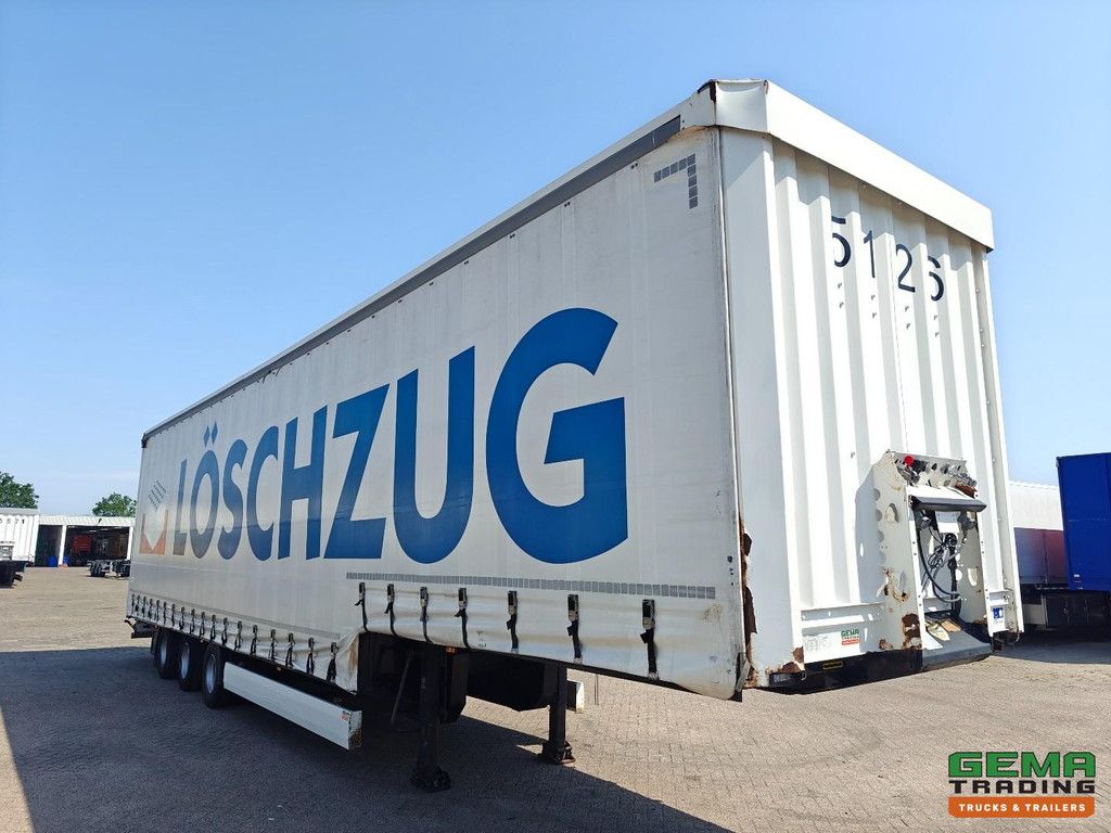 Krone SD Sliding curtains 13.6 - Semi-low loader - Pop-up roof - BPW axles drum brake