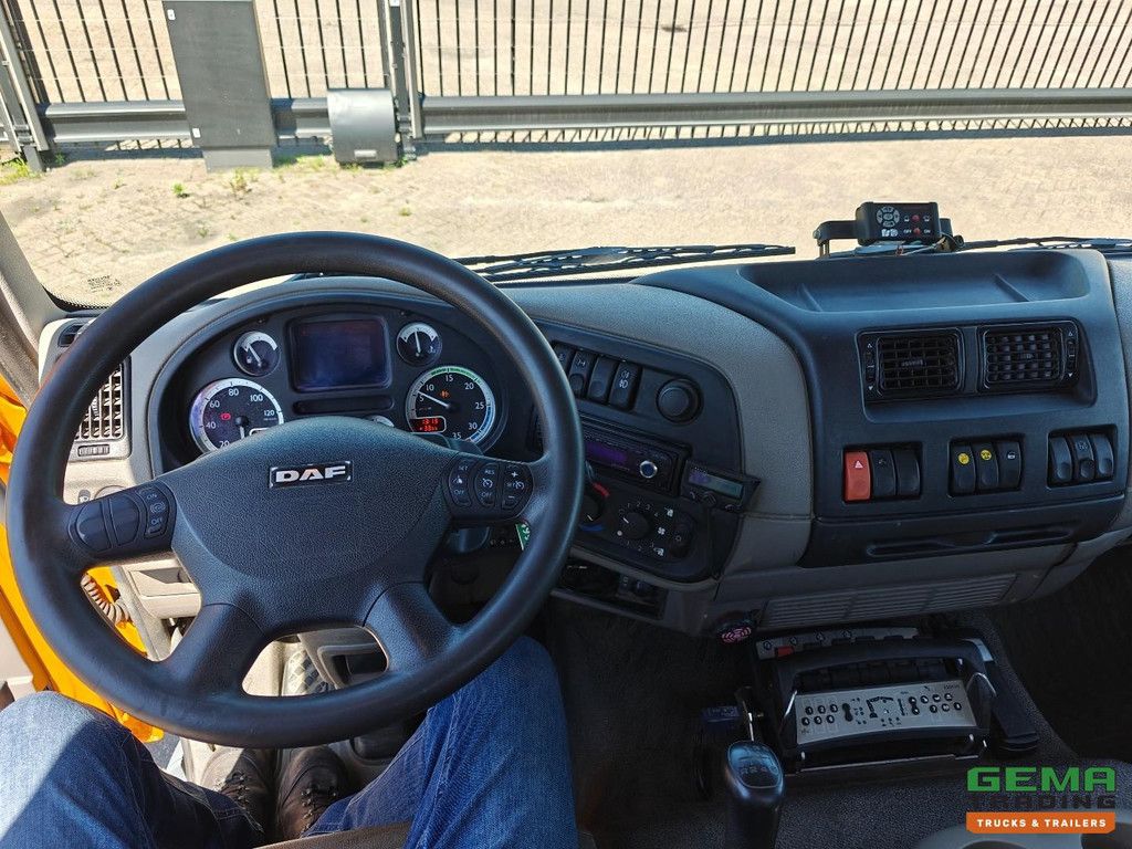 DAF FA LF55.220 4x2 Tageskabine Euro5 16T - Offene Ladefläche mit Bordwänden 5,5 m + Hiab 088 E-2 Fernbedienung - Vollstahl - Schaltgetriebe - Klimaanlage