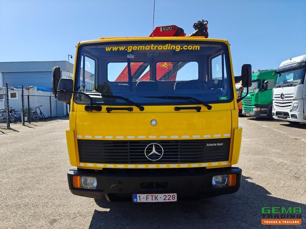 Mercedes-Benz 914 4x2 ECOLINER – Abschleppwagen – Aufbau SJ (2013), Rahmen 3T + Seilwinde 4500 kg + HMF1020 K3 + UNBENUTZT! – Vollstahl