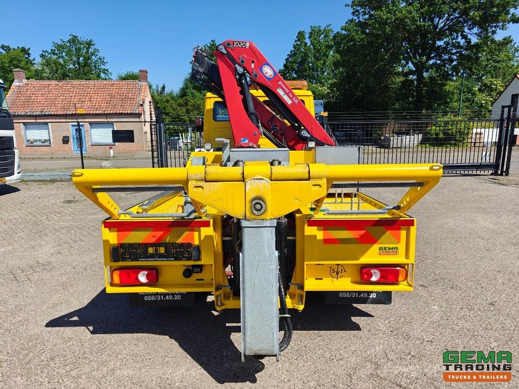Mercedes-Benz 914 4x2 ECOLINER – Abschleppwagen – Aufbau SJ (2013), Rahmen 3T + Seilwinde 4500 kg + HMF1020 K3 + UNBENUTZT! – Vollstahl