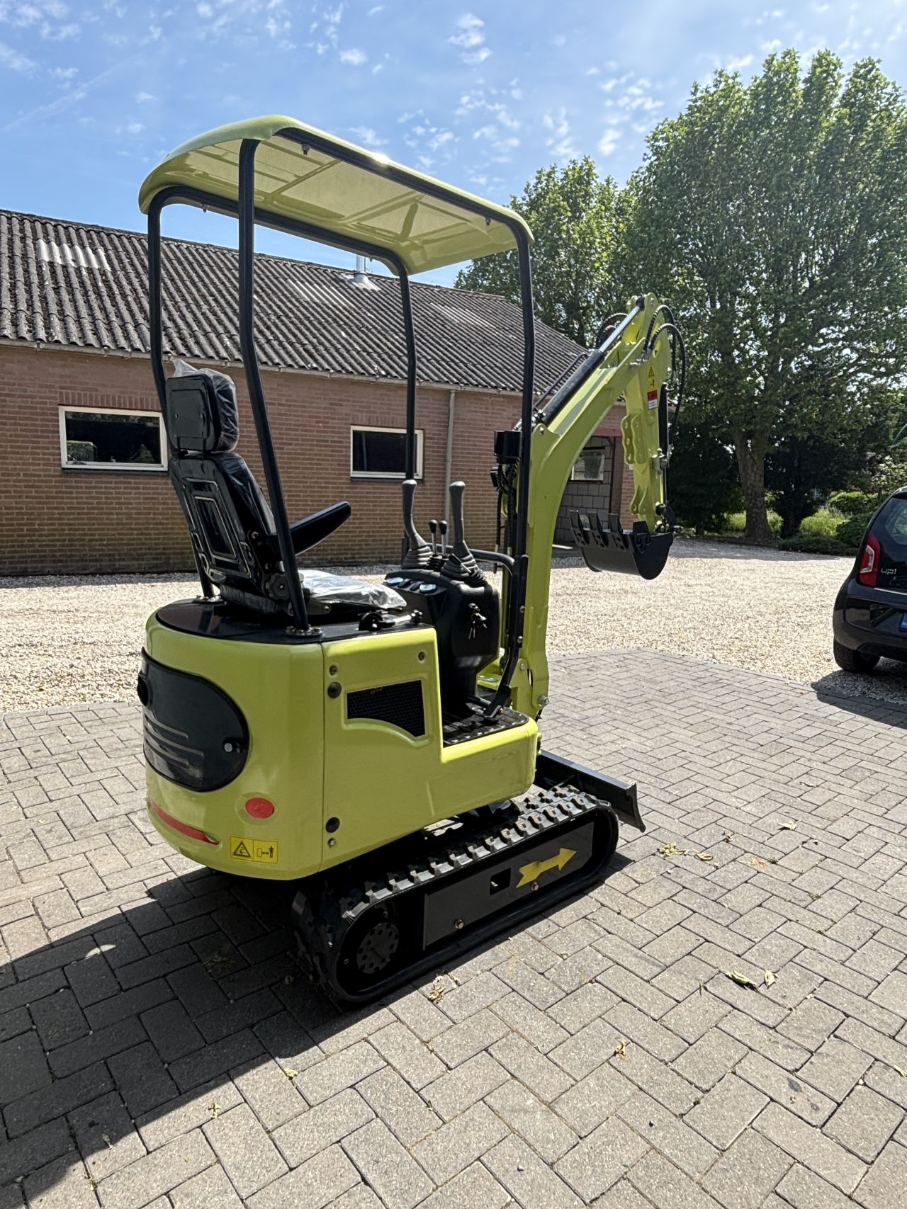 JMH minigraver 1000 kg zwenkgiek