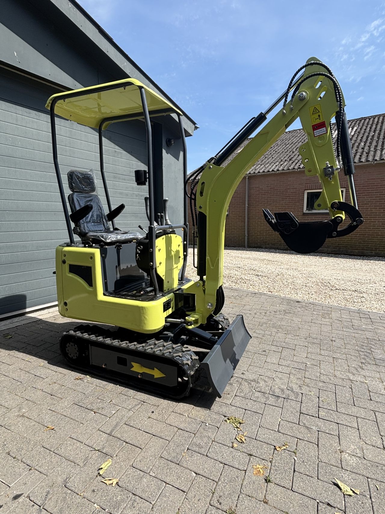 JMH minigraver 1000 kg zwenkgiek