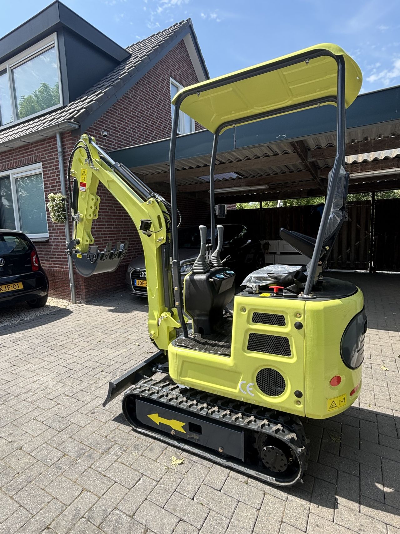 JMH minigraver 1000 kg zwenkgiek