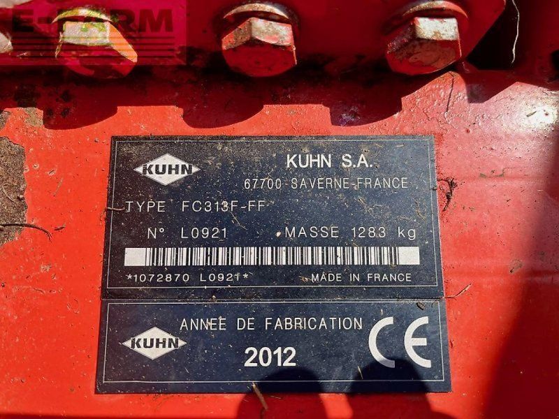 Kuhn fc 313 front ff