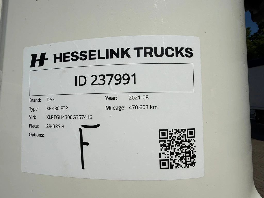 DAF XF 480 6X2 FTP Space Cab Midlift Standairco Alcoa 470.603KM NL Truck