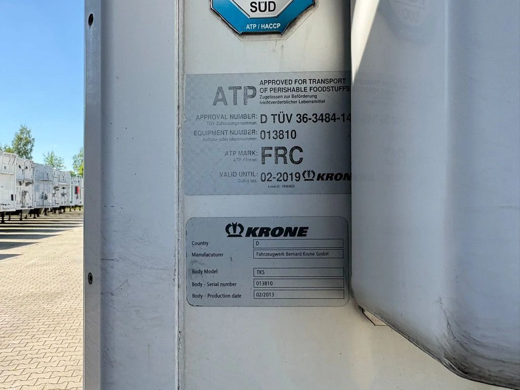 Krone SD 2X Liftas Thermo King SLX 300 5884 uur! 2T LBW APK/TUV 22-02-2027