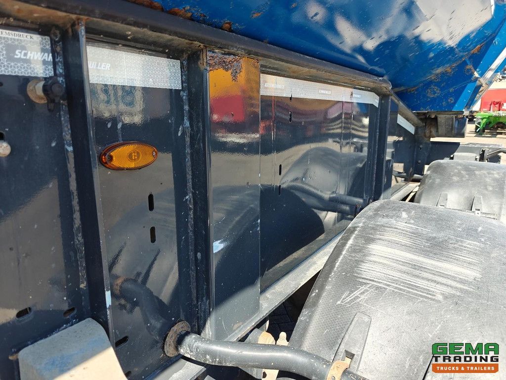 Schwarzmuller SM K10VLN3 A11K0 K-Serie HardoxSteel 30 m³ Kipper – Stahlchassis – 2 Achsen BPW – Trommelbremsen – 6005 kg