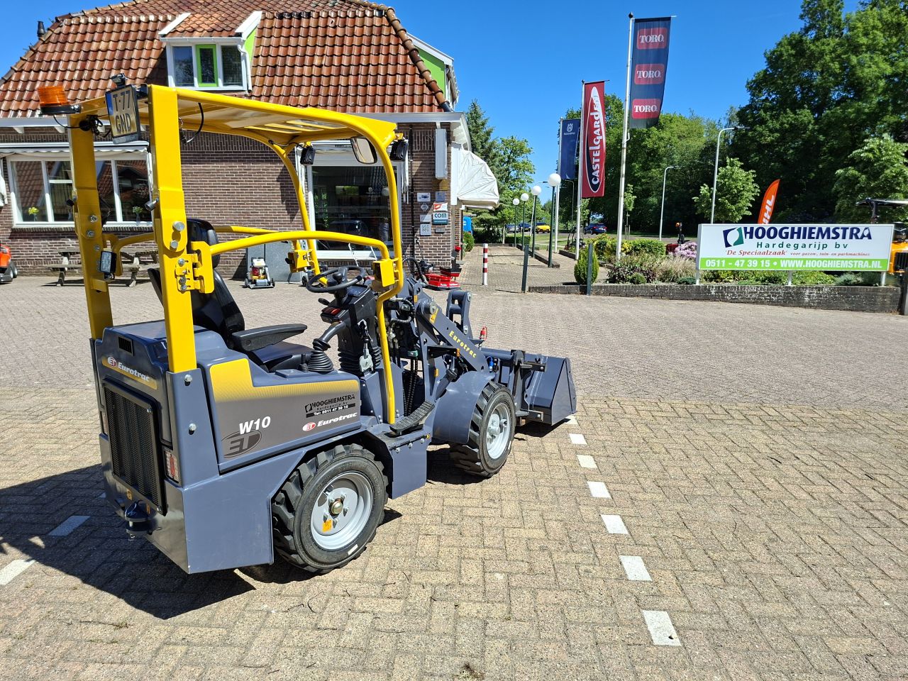 Eurotrac W10 zeer compacte shovel / kniklader - Lease evt.