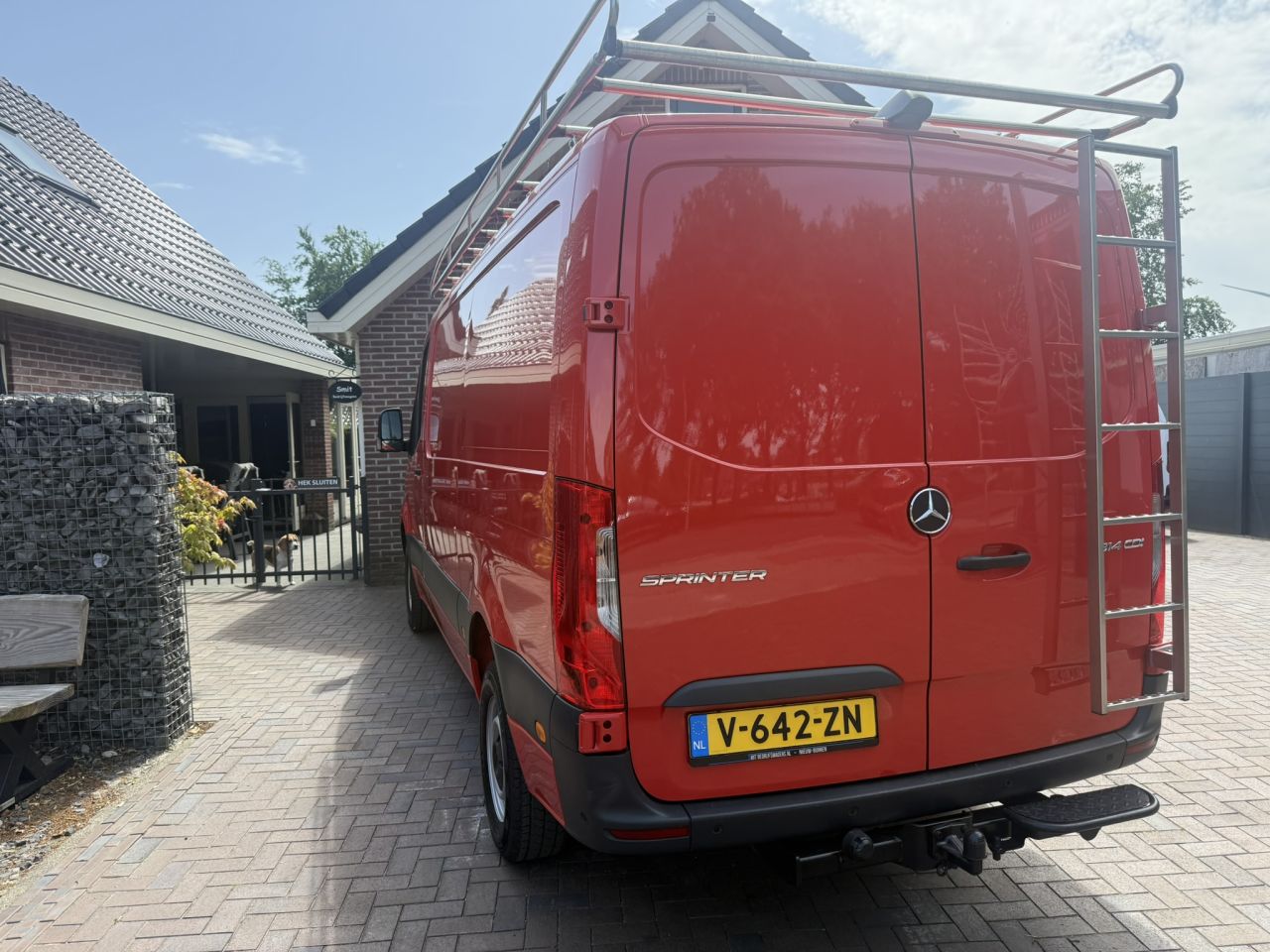 Mercedes Sprinter verlende uitvoering trekhaak 3500 kg