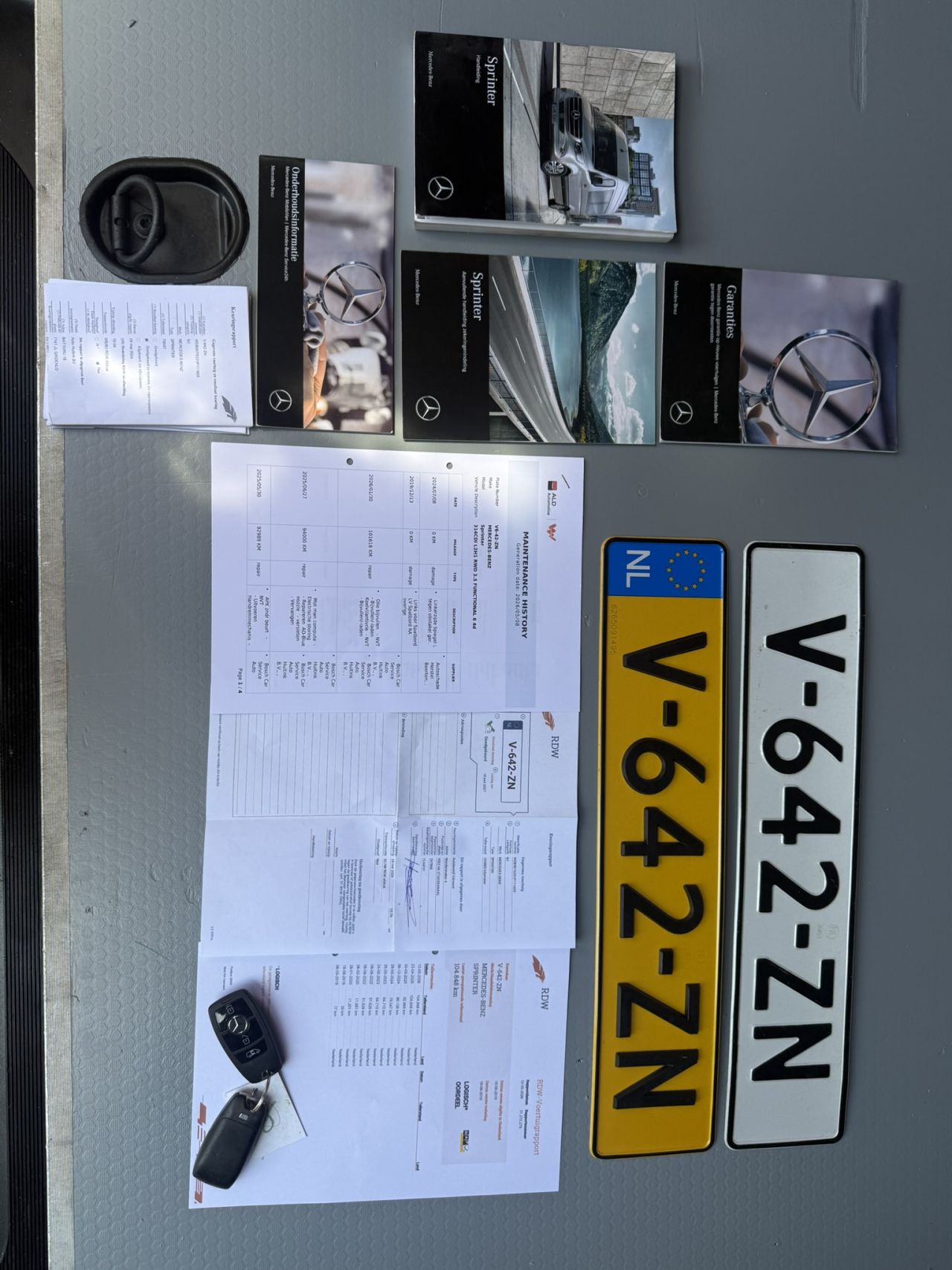 Mercedes Sprinter verlende uitvoering trekhaak 3500 kg