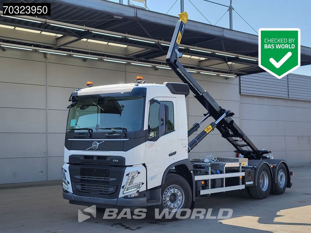 Volvo FM 460 6X2 NEW! 20 tons HYVA containersystem Lift+ steering axle VEB Euro 6