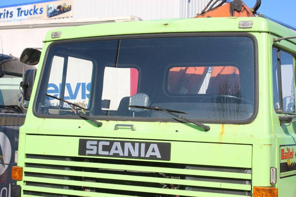 Crane truck Scania LB81 S54 Diesel 205hp 1980