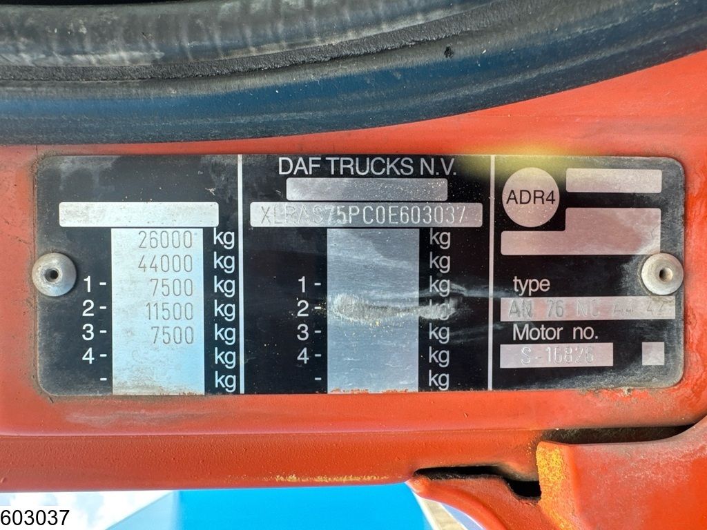 DAF 75 CF 360 6x2, EURO 3, Manual