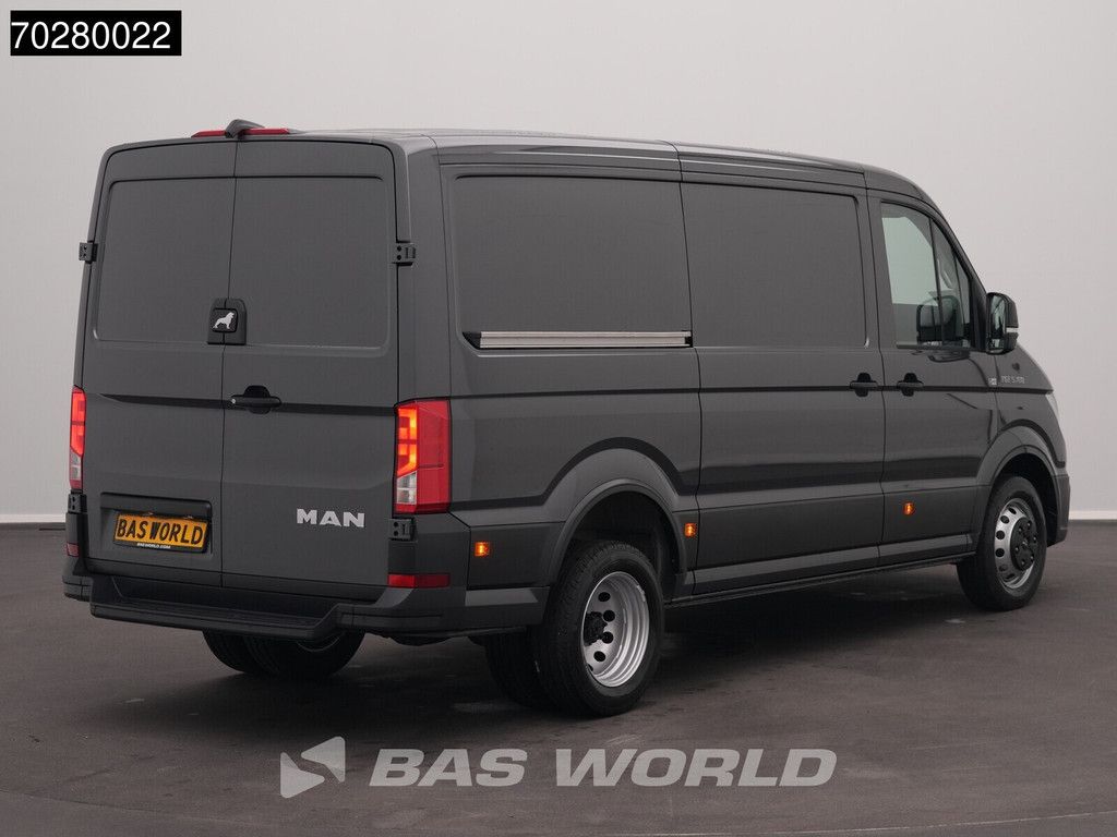 MAN TGE 5.160 Uniek! Dubbellucht 2025-Model Automaat L3H2 Laag Dak ACC Navi LED Airco Camera Parkeersensoren CarPlay Euro6 L2H1 10m3 A/C