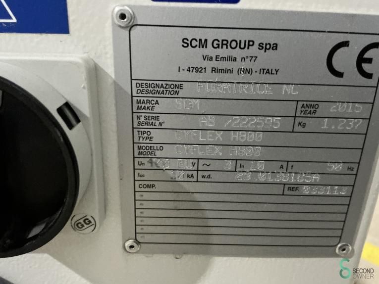CNC Boormachines SCM Cyflex H800 2015