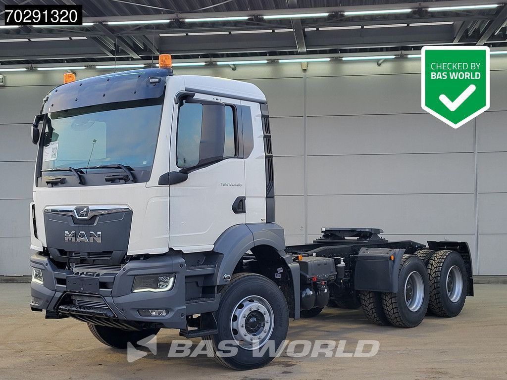 MAN TGS 33.400 6X4 NEW! Full-Steel Big-Axle Drumbrakes LED Euro 2