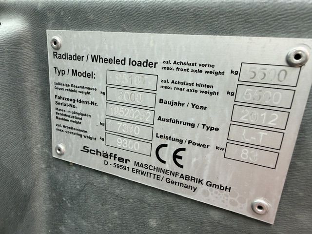 Schaffer 9510T bj12 5100u Telescoop Shovel Verreiker 5m Hefh