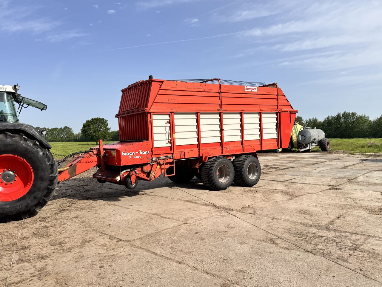 Kemper Green-Trans 16000 S opraapwagen doseerwagen