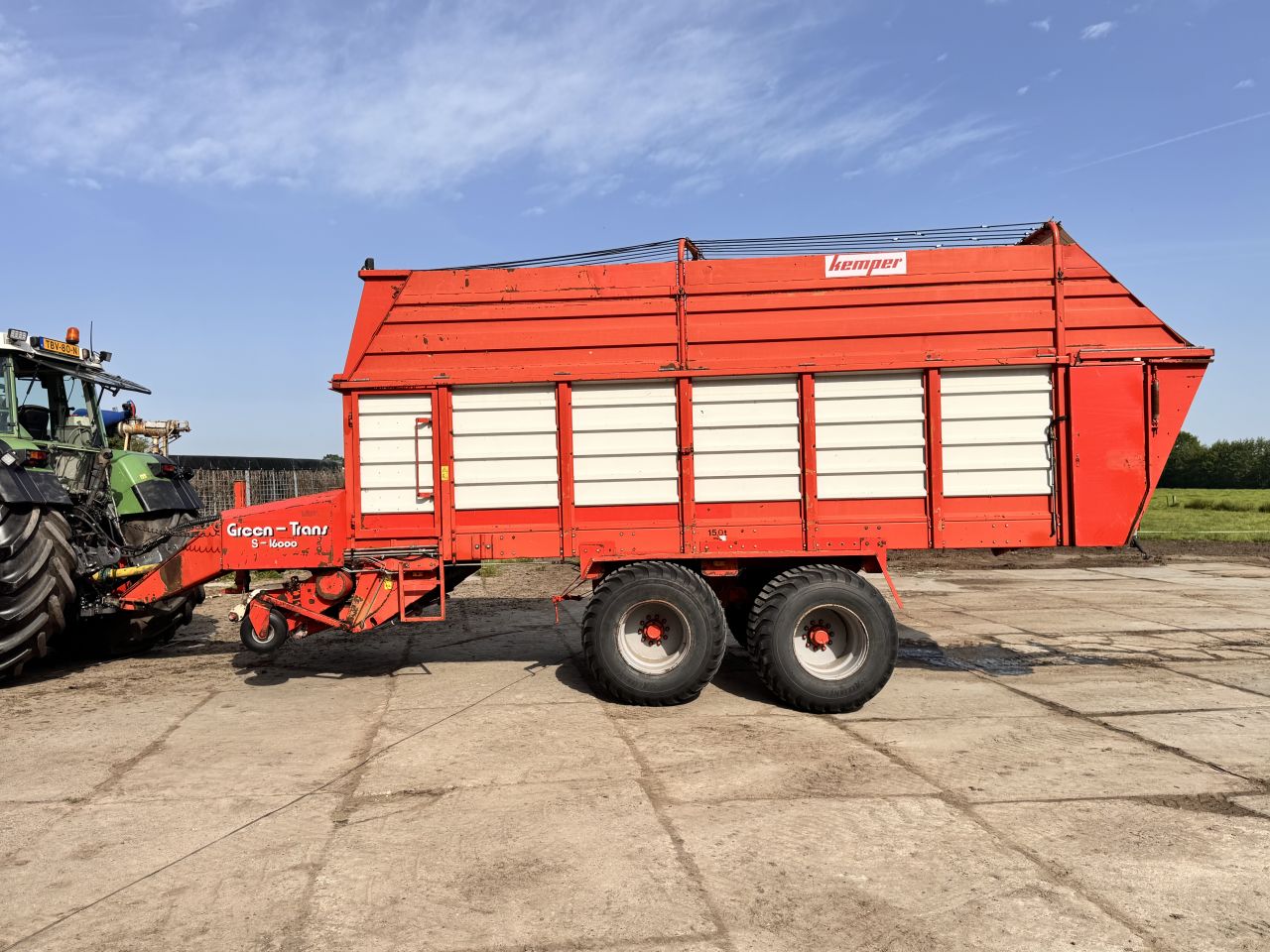 Kemper Green-Trans 16000 S opraapwagen doseerwagen