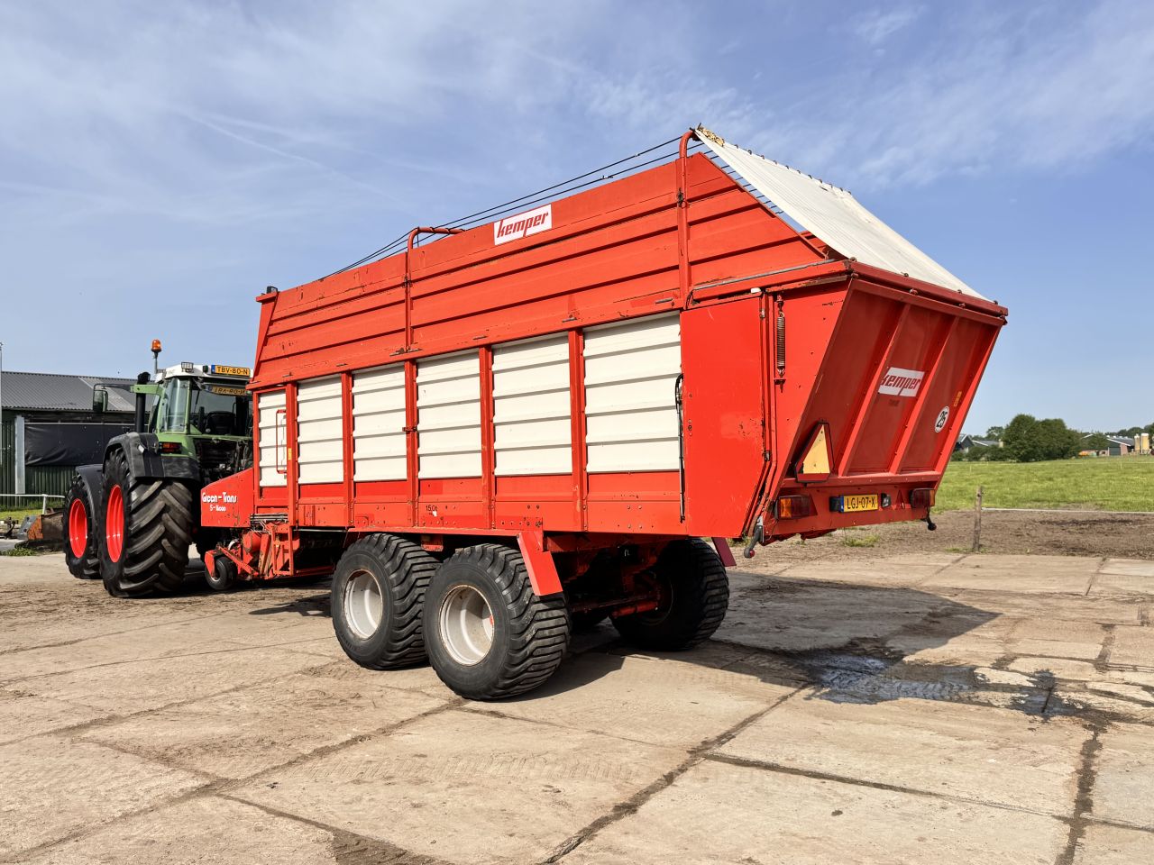 Kemper Green-Trans 16000 S opraapwagen doseerwagen