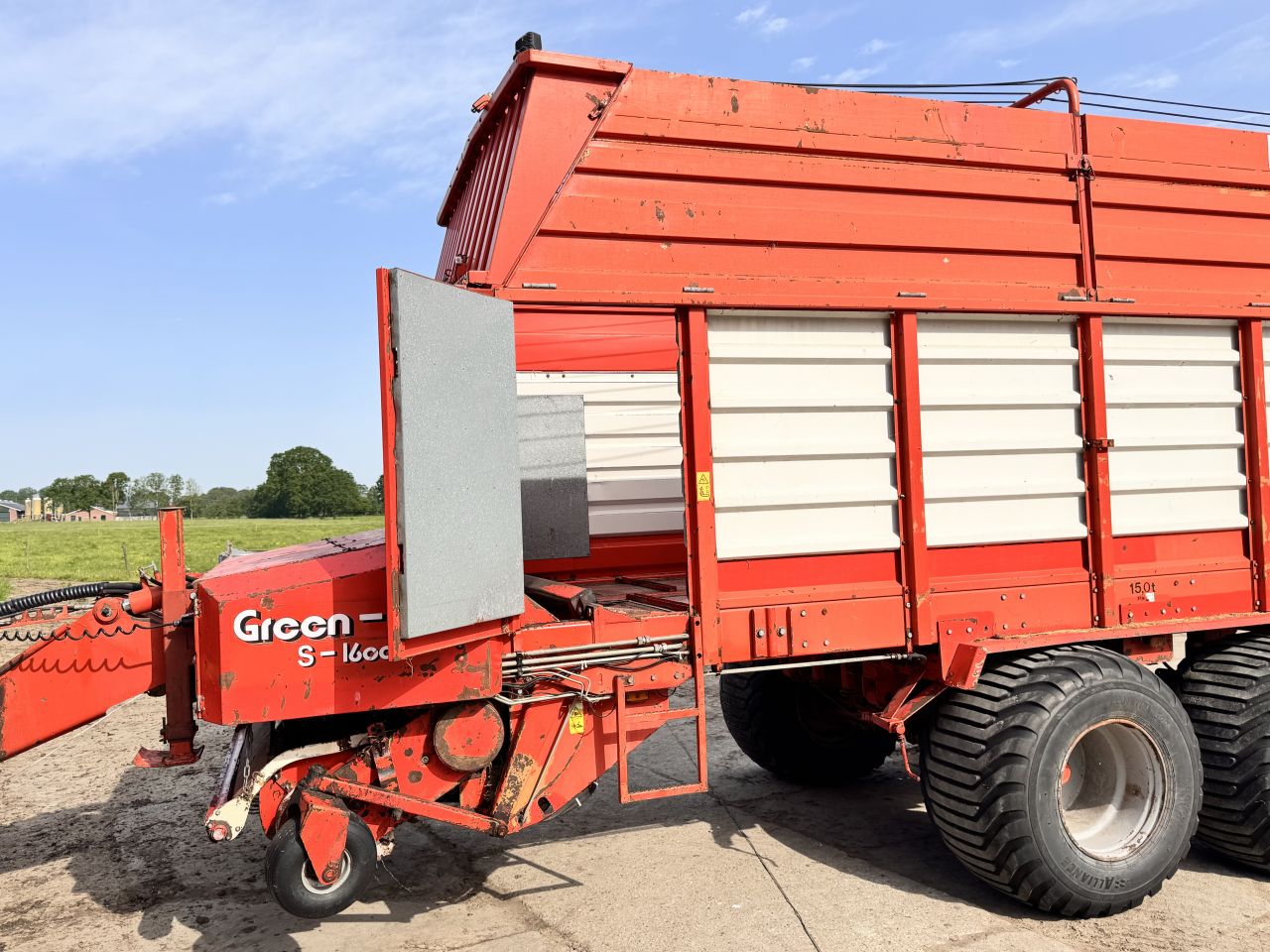 Kemper Green-Trans 16000 S opraapwagen doseerwagen