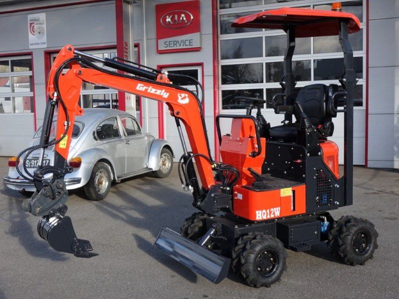 Grizzly HQ12W Radbagger Lagernd