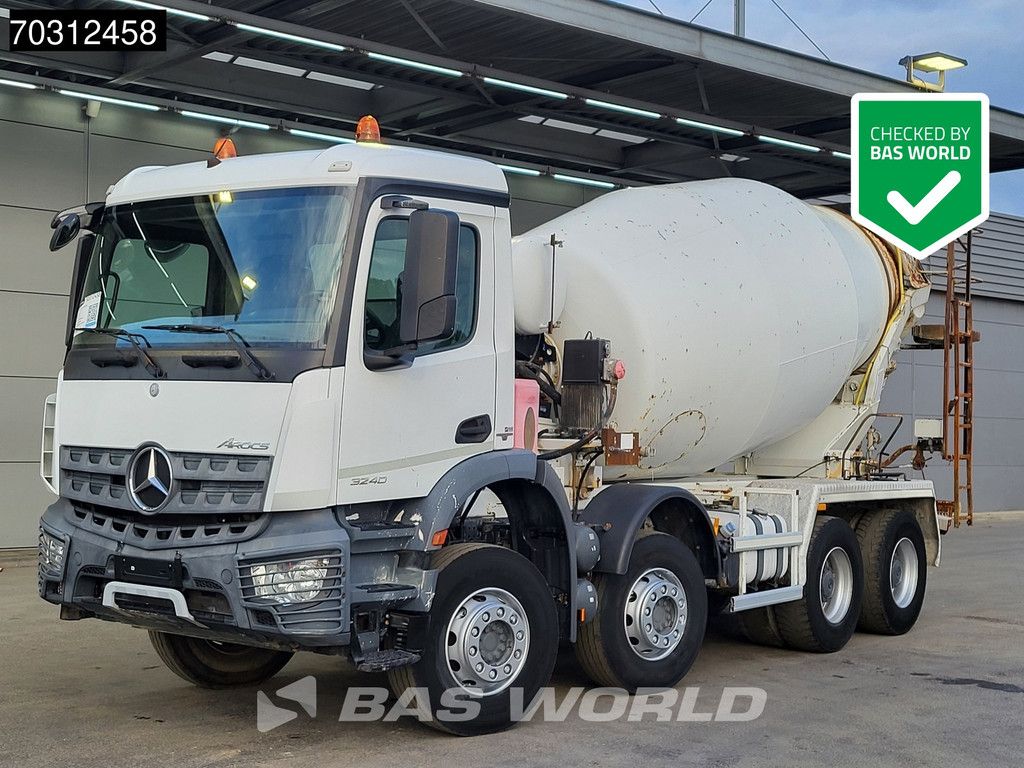 Mercedes Arocs Arocs 3240 8X4 9m3 Stetter Mixer Steelsuspension Automatic Euro 6