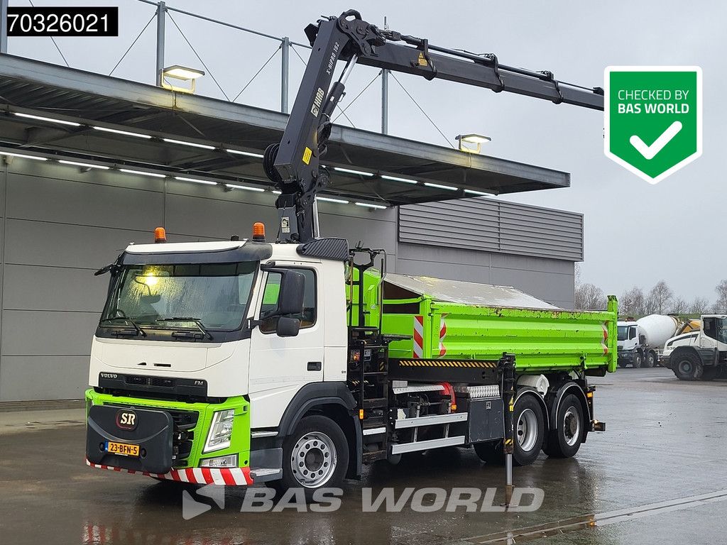 Volvo FM 330 6X2 HIAB X-HIPRO 192 E-3 Kran Crane Transcom Lift+Steering axle Euro 6