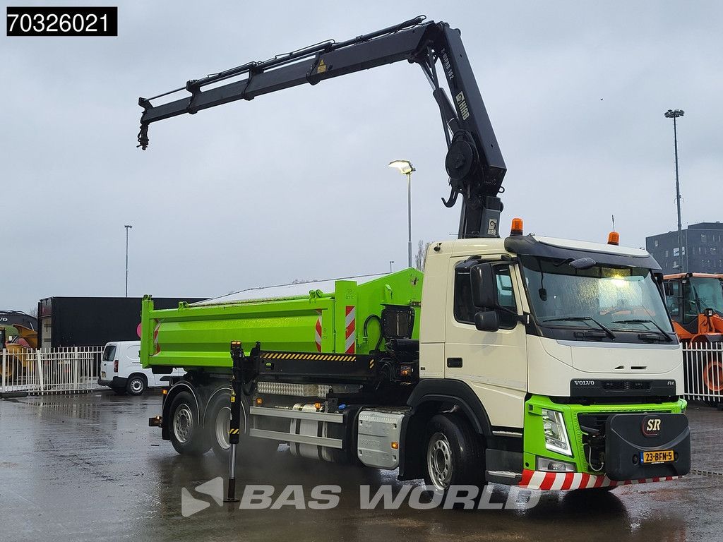 Volvo FM 330 6X2 HIAB X-HIPRO 192 E-3 Kran Crane Transcom Lift+Steering axle Euro 6