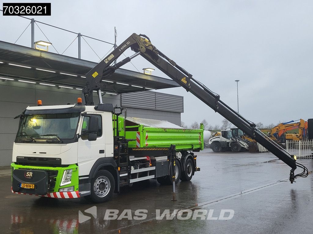 Volvo FM 330 6X2 HIAB X-HIPRO 192 E-3 Kran Crane Transcom Lift+Steering axle Euro 6