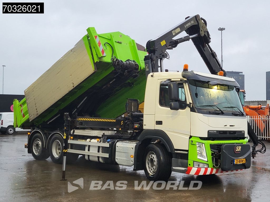 Volvo FM 330 6X2 HIAB X-HIPRO 192 E-3 Kran Crane Transcom Lift+Steering axle Euro 6