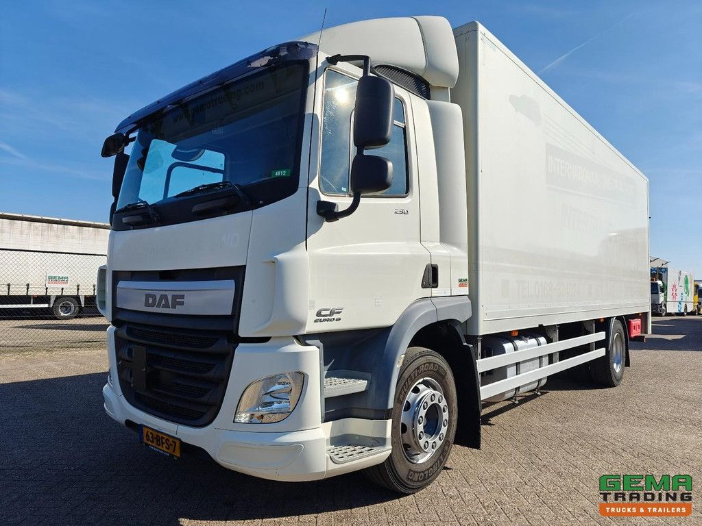 DAF CF 250 FA 4x2 Day Cab Euro6A - Closed Box 7.2m - Tail Lift 2000kg - SmartTacho V2