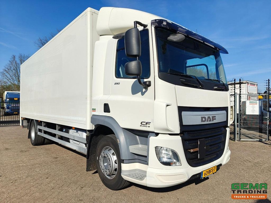 DAF CF 250 FA 4x2 Day Cab Euro6A - Closed Box 7.2m - Tail Lift 2000kg - SmartTacho V2
