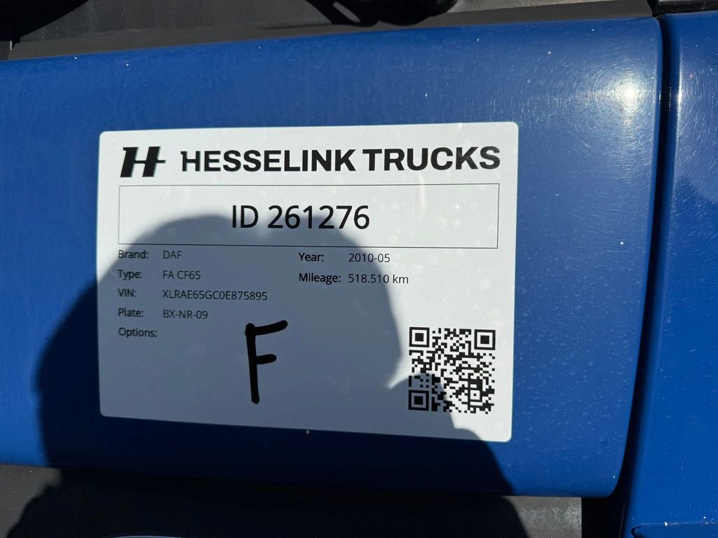 DAF CF 65.220 Carrier 950MT 2 Zijdeuren -Frigo not working-