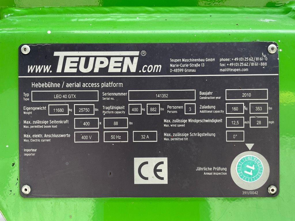 Teupen Leo 40 GTX