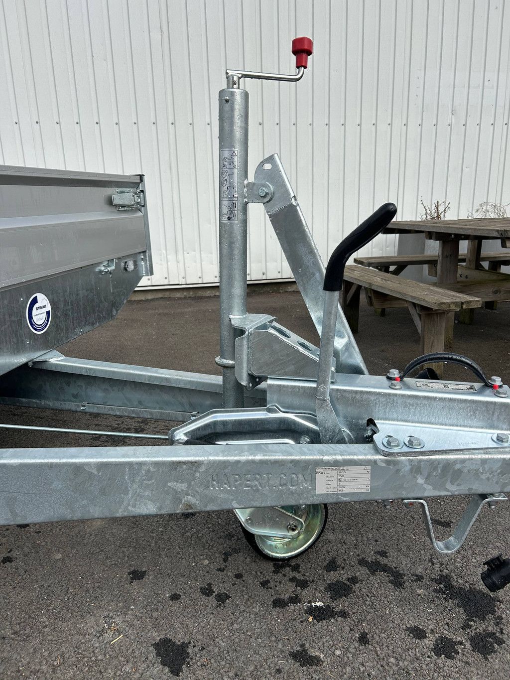 Plateau Aanhangwagen Hapert Azure H-2 3500kg 4.05x2.20m Nieuw
