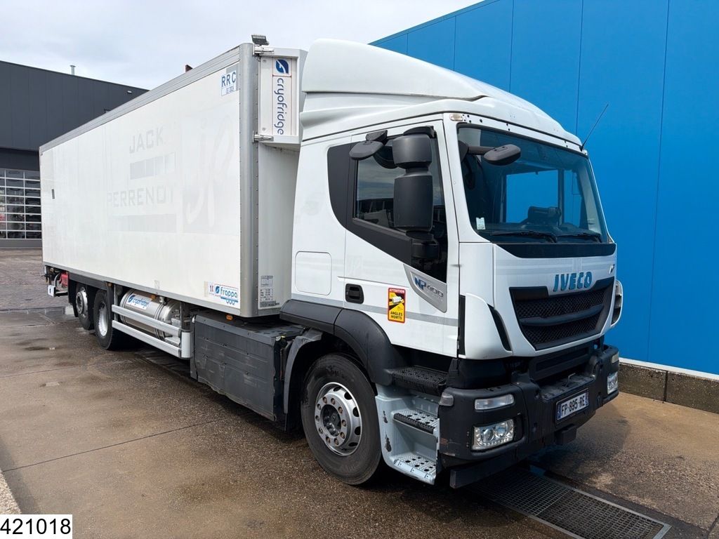Iveco Stralis 400 CNG-LNG 6x2, EURO 6, Retarder, Cryofridge, Dhollandia