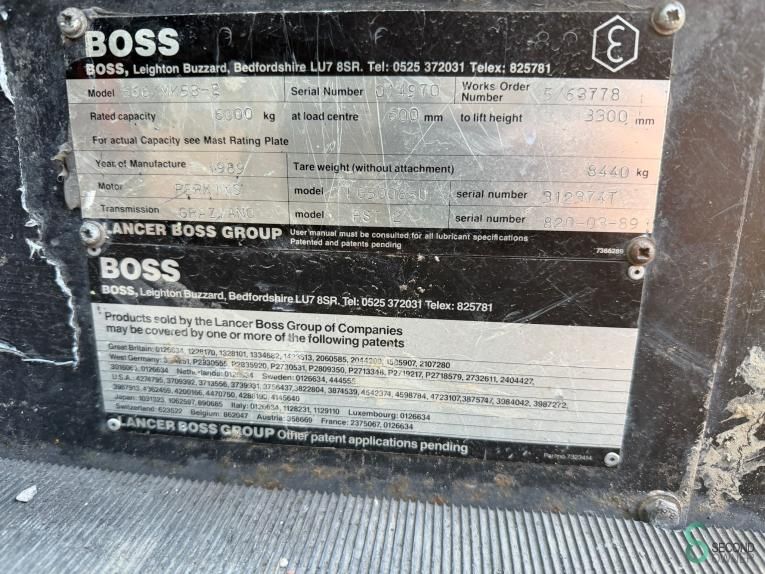 Side loaders Diesel Boss 556-MK5 1989
