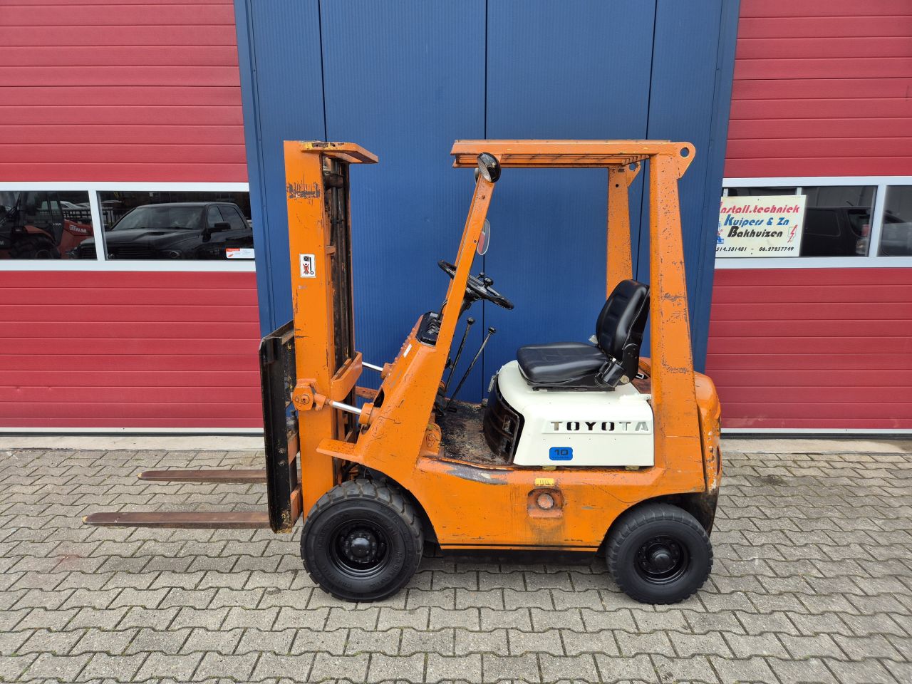 TOYOTA FG10 COMPACTE BENZINE HEFTRUCK 1000KG