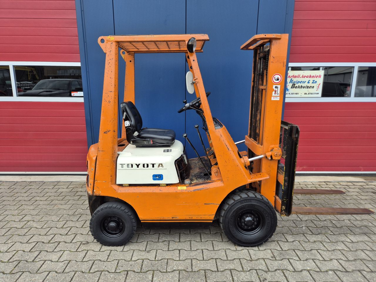 TOYOTA FG10 COMPACTE BENZINE HEFTRUCK 1000KG