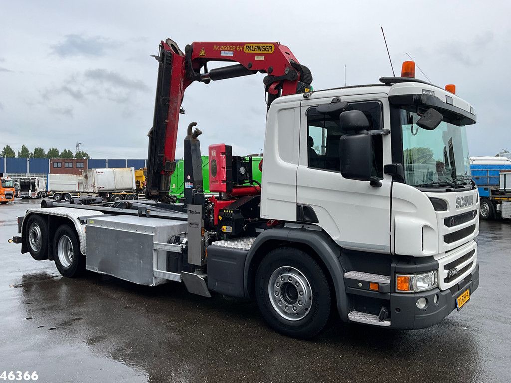 Scania P 340 CNG Euro 6 Palfinger 26 Tonmeter laadkraan Just 255.592 km!